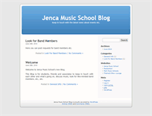 Tablet Screenshot of blog.jenca.co.uk